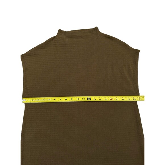 Madewell‎ Oversized Funnelneck Tunic Top in Golden Spinach Size XS - Picture 5 of 8